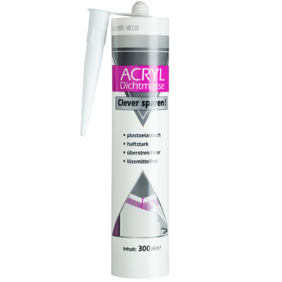 Acryl Dichtmasse, weiss